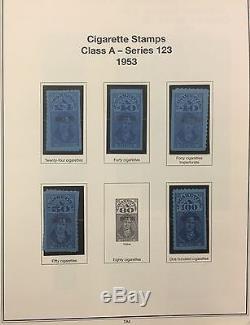 BJ Stamps US Revenues 1953-1955, collection Tax Paids in Album withMNH.'17 $924