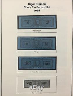 BJ Stamps US Revenues 1953-1955, collection Tax Paids in Album withMNH.'17 $924