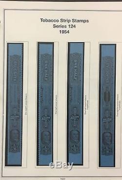 BJ Stamps US Revenues 1953-1955, collection Tax Paids in Album withMNH.'17 $924