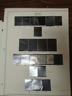 BOLIVIA MINKUS Specialty Scott International stamp album collection 1863-2011