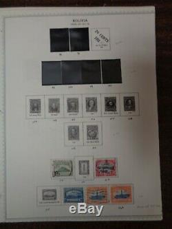BOLIVIA MINKUS Specialty Scott International stamp album collection 1863-2011