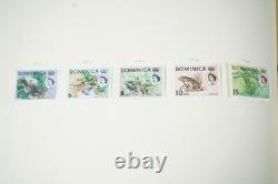 BRITISH COLONIES 1860s-1960s COLLECTION OF 1,150+ STAMPS MINT & USED IN ALBUM