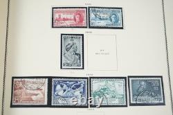 BRITISH COMMONWEALTH 1900s-1940s COLLECTION OF 400+ STAMPS MINT & USED IN ALBUM