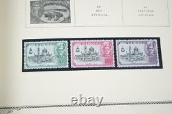 BRITISH COMMONWEALTH 1900s-1940s COLLECTION OF 400+ STAMPS MINT & USED IN ALBUM