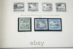 BRITISH COMMONWEALTH 1900s-1940s COLLECTION OF 400+ STAMPS MINT & USED IN ALBUM