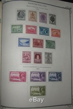 BRITISH COMMONWEALTH/COLONIES A-Z COLLECTION, 11 albums Scott $22,142.00