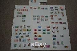 BRITISH COMMONWEALTH / EMPIRE MINT & USED STAMP ALBUM COLLECTION QV 1980s