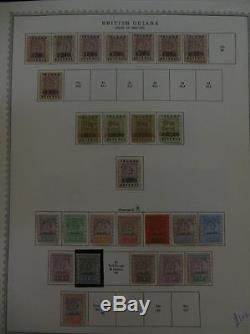 BRITISH GUIANA Beautiful Very Fine, Mint collection on album pgs. SG Cat £1322