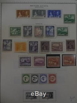 BRITISH GUIANA Beautiful Very Fine, Mint collection on album pgs. SG Cat £1322