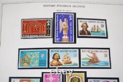 BRITISH OCEANIA 1950s-1970s COLLECTION OF 550+ MINT STAMPS IN MINKUS ALBUM