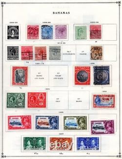 Bahamas 1938-1981 Collection Of 375+ Stamps On Scott Album Pages Mostly Mint
