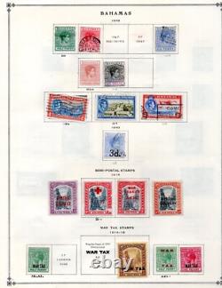 Bahamas 1938-1981 Collection Of 375+ Stamps On Scott Album Pages Mostly Mint