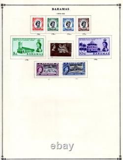 Bahamas 1938-1981 Collection Of 375+ Stamps On Scott Album Pages Mostly Mint