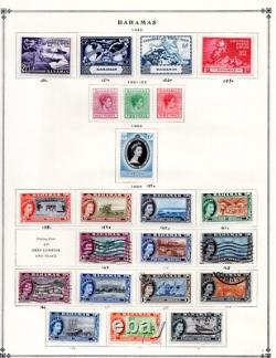 Bahamas 1938-1981 Collection Of 375+ Stamps On Scott Album Pages Mostly Mint