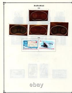 Bahamas 1938-1981 Collection Of 375+ Stamps On Scott Album Pages Mostly Mint