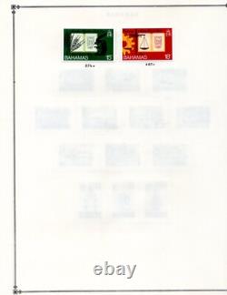 Bahamas 1938-1981 Collection Of 375+ Stamps On Scott Album Pages Mostly Mint