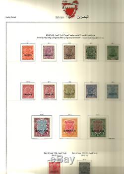 Bahrain Collection Indian / British & Local Stamps In Sp. Album 1933 To 2015