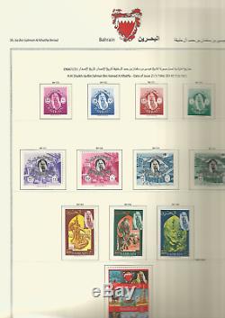 Bahrain Collection Indian / British & Local Stamps In Sp. Album 1933 To 2015