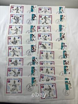 Baseball Topical Collection MNH MH in Album, Souvenir Sheets, Covers, Signed