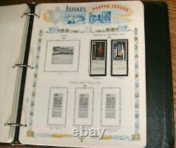 Beautiful Israel Mint Nh Tab Stamp Collection 1948-71 In White Ace Album/binder