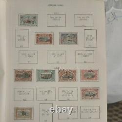 Belgian Congo Stamp Collection in very old tired but vintage album 1875 to 1971