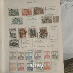 Belgian Congo Stamp Collection in very old tired but vintage album 1875 to 1971