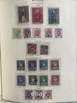 Belgium 1849 Stamp Collection in Scott Album(Pics On Description)