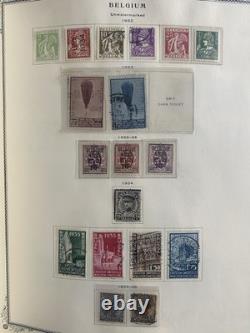 Belgium 1849 Stamp Collection in Scott Album(Pics On Description)