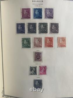 Belgium 1849 Stamp Collection in Scott Album(Pics On Description)