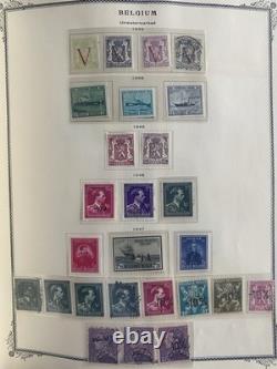 Belgium 1849 Stamp Collection in Scott Album(Pics On Description)