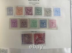 Belgium 1849 Stamp Collection in Scott Album(Pics On Description)