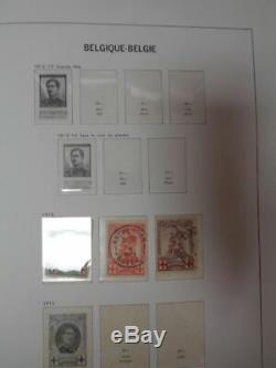 Belgium DAVO Hingeless 4-vol. Stamp Album Collection 1849-1986
