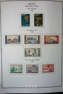 Belgium High Value Stamp Variety Collection in Album
