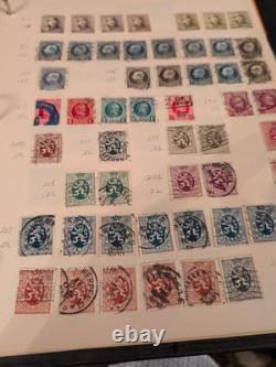 Belgium Stamp Collection Magnificent and Valuable. 1800s Forwar. This Is for YOU