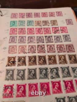 Belgium Stamp Collection Magnificent and Valuable. 1800s Forwar. This Is for YOU