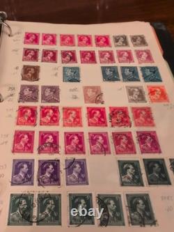 Belgium Stamp Collection Magnificent and Valuable. 1800s Forwar. This Is for YOU