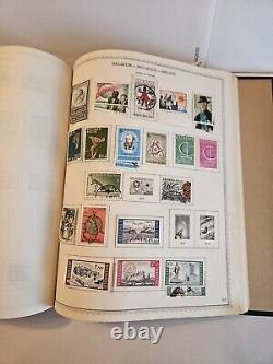 Belgium Stamp Collection in a Minkus Album Over 2000 Stamps Total