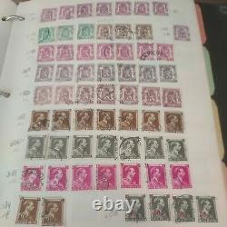 Belgium stamp collection in binder. Lots of pages and stamps. High cv! 1800s +