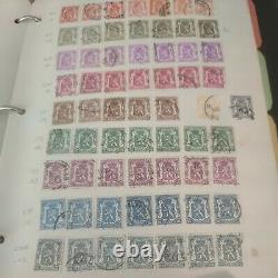 Belgium stamp collection in binder. MANY pages and stamps. High cv! 1800s +