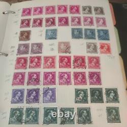 Belgium stamp collection in binder. MANY pages and stamps. High cv! 1800s +