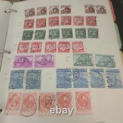 Belgium stamp collection in binder. MANY pages and stamps. High cv! 1800s +