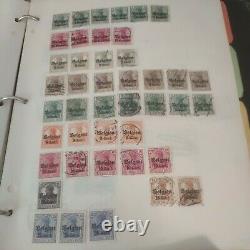 Belgium stamp collection in binder. MANY pages and stamps. High cv! 1800s +