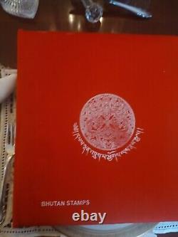 Bhutan Stamp Collection In Handsome Album 1970s Forward. Brilliant Condition