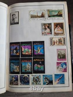 Big & Thick Harris Stamp Album With 10,800 Worldwide Stamps, Very Good Condition