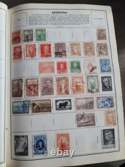 Big & Thick Harris Stamp Album With 10,800 Worldwide Stamps, Very Good Condition