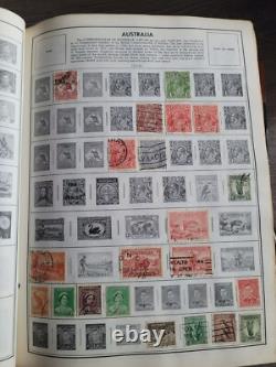 Big & Thick Harris Stamp Album With 10,800 Worldwide Stamps, Very Good Condition