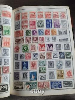 Big & Thick Harris Stamp Album With 10,800 Worldwide Stamps, Very Good Condition