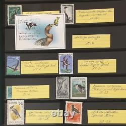 Birds World MNH Lindner Album Collection (Apx 350+Items) GM2584