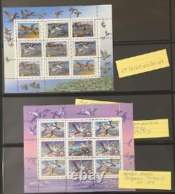 Birds World MNH Lindner Album Collection (Apx 350+Items) GM2584