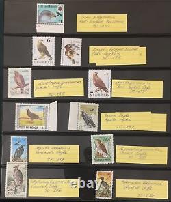 Birds World MNH Lindner Album Collection (Apx 350+Items) GM2584